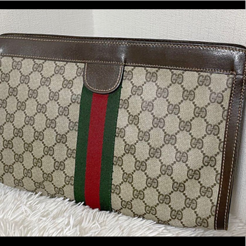 バッグ Vintage Gucci pouch Shelly line leather Gucci | Bags | Vintage Gucci Pouch | Poshmark